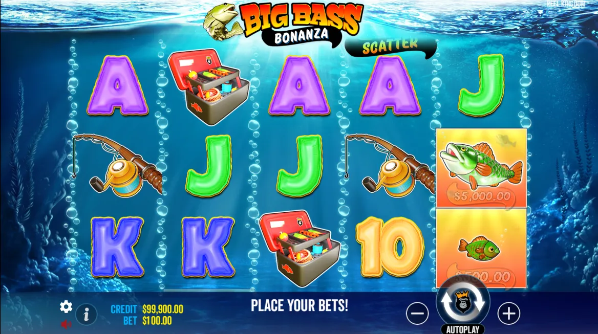Big Bass Bonanza Gameplay 1