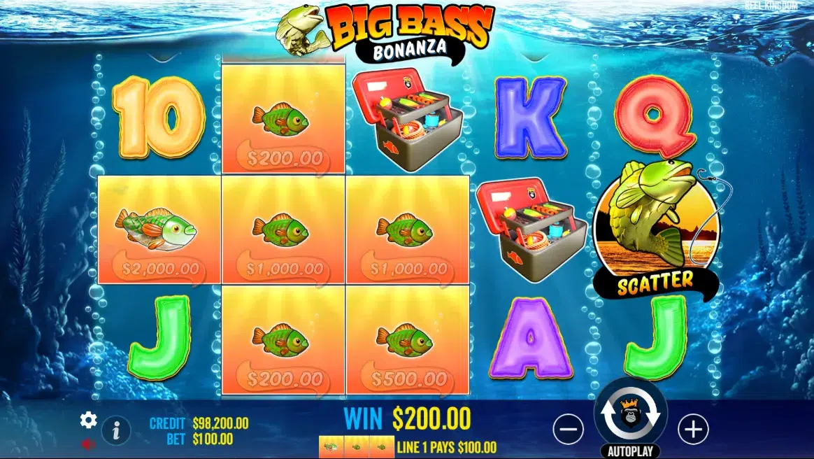 Big Bass Bonanza Gameplay 6